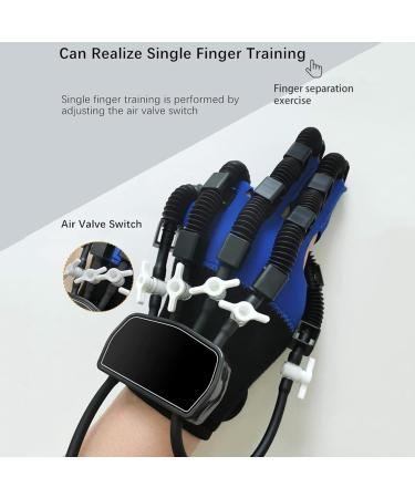 Rehabilitation Robot Gloves Finger Training Stroke Hand Splint Finger Orthosis Functional Hand Splint Electric Hand Dysfunction Patient Training Device Hemiplegia Finger Left Large - Buy Online on GoSupps.com
