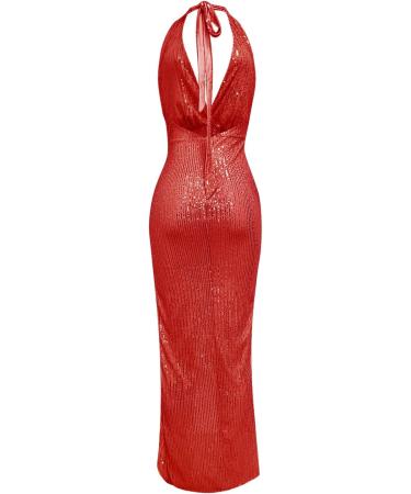 Shop Hanxiulin Women s Evening Dress - Elegant Long Slit & Sparkling Cocktail Dress for Prom & Parties - Buy Online on GoSupps.com