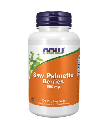 Now foods saw palmetto berries saw palm 550mg 100 vegan capsules laboratory tests soybreis gluten -free without genetic engineering 75 g (1 Pack) 75.0