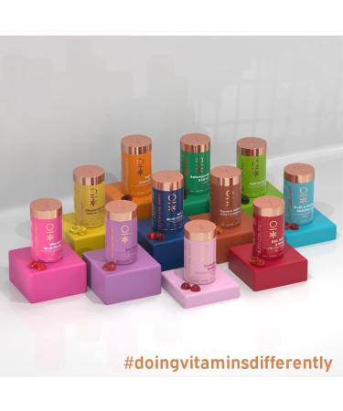 Nutriburst - NutriGreens Multipack - 22 Fruits + Vegetables + Herbs + Mushrooms + Live Bacteria Cultures - Boosted with Vitamins: Zinc VIT C D3 B5 B6 B12-3 Month Supply - Suitable for Vegans NutriGreens - Fruits Vegetables Essential Vits 60 count (Pack of - Buy Online on GoSupps.com