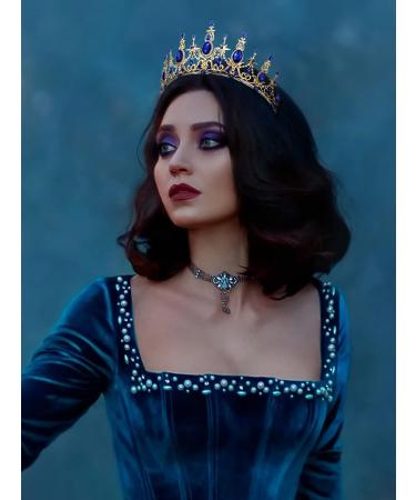 Sweetv Crystal Queen Crown Tiara for Wedding, Birthday, Prom - Shining Star - Buy Online on GoSupps.com