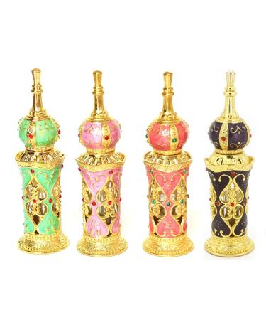Empty 12ML Refillable Perfume Bottle for Travel - Pink - Ideal for Perfumes & Essential Oils - Buy Online on GoSupps.com