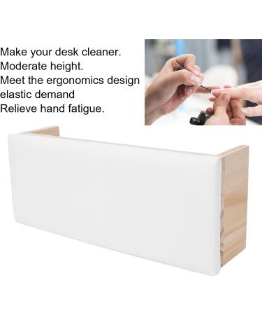 Soft Hand Pillow PU Leather Nail Arm Rest Cushion Just Wipe with a Damp Cloth for Manicure for Home for Manicure Store for Hair Salon(white) - Buy Online on GoSupps.com