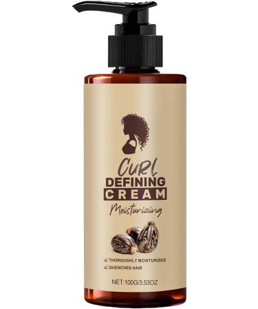  Hjatirace Defining Cream for Curls 100 ml Anti-Frizz Cream for Wavy Hair Improving Durability Lotion for Frizzs Waves Dryness Women and Men Girls - Buy Online on GoSupps.com