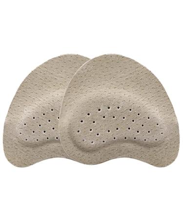 FOMIYES 1 Pair High Heels Forefoot Stickers Women Foot Cushions Shock Absorbing Insoles Anti Sliding Foot Pads Latex Forefoot Pads High Heel Cushion Non-Slip Pig Leather Shoe Miss