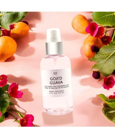 Goji'd Guava Fine Fragrance Mist by Body Botanic 4 Fl Oz a Luscious Fruit-Floral Blend of Juicy Mandarin Sparkling Goji Sugared Guava and Young Hibiscus Petals - Buy Online on GoSupps.com