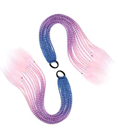 Beavorty 3 Sets hair extensions colored doll synthetic wigs hair extensions for braiding high temperature wig ponytail wigs hair ties kids color wig ponytail hair tie Hair piece curly child - Buy Online on GoSupps.com