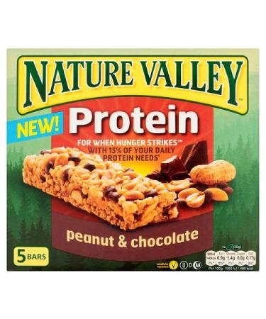 Nature Valley Protein Bars Peanut & Chocolate 5 x 30g