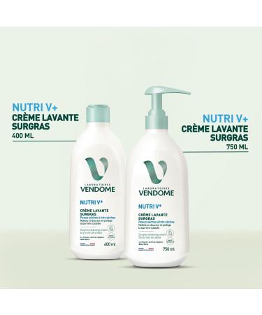  Laboratoires Vend me LABORATOIRES VEND ME - NUTRI V+ - Supergreasy Cleansing Cream - Gently Cleans & Protects The Skin Barrier - Nourishing & Protective Effect - Enriched With Aloe Vera - Dry To Very Dry Skin - 400ml - Buy Online on GoSupps.com