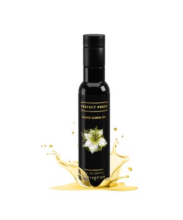 Activation Products - Perfect Press Black Cumin Seed Oil, Black Seed Oil for Hair Growth and Skin Health, Vegan Nigella Sativa Seeds Oil for Immune Defense and Digestive Support, Non GMO, 250 ml 8.45 Fl Oz (Pack of 1)
