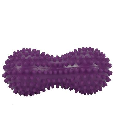 Stinge massage ball peanut ball fitness scroll ball for trigger point massage foot massage balls for yoga exercises myofascial release of deep fabric (purple)