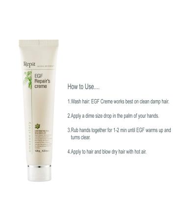 Repit EGF Hair Repair Creme 120g - Best Hair Care Treatment for All Hair Types & Colored Hair | TionHair - International Shipping Available - Buy Online on GoSupps.com