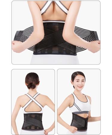Unisex Compression Waist Trimmer & Lumbar Support | Breathable Kidney Bandage for Weight Loss | Sports Bundle Corrector - Good Man M - Buy Online on GoSupps.com