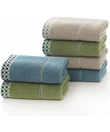 Cotton Letter Pattern Adult Washcloth Beach Sun Bath Towel - Portable & Absorbent | Gym Yoga Sports Towel - 1pc (Color A, Size 1pcs) - Buy Online on GoSupps.com