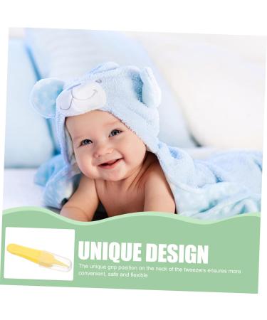 Healeeved 5ST Round Clip Ear Wax Remover for Toddlers | Daily Nose Cleaner Tweezers for Small Children | Safe ABS Baby Cleaning Tool in Medium Sorted Colors - Buy Online on GoSupps.com