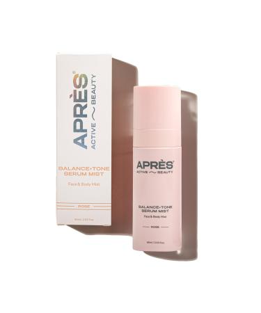 Apr s Beauty Balancing Serum Face + Body Mist | 60ml Travel Size Hydrating Spray | With Hyaluronic Acid Rose Water & Eucalyptus Oil | Refreshing Post-Workout Moisturizer
