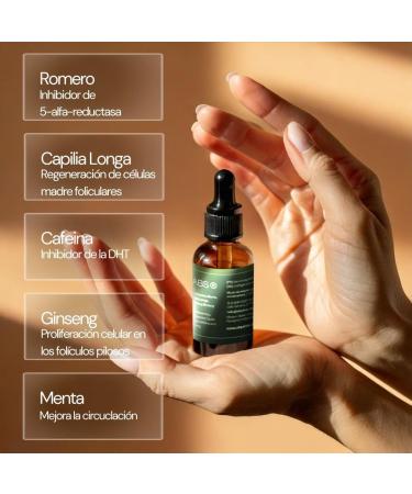 Hair Growth Activator Serum for Men and Women Reduce Hair Loss Stimulate Growth 100% Natural Ingredients No Side Effects - Buy Online on GoSupps.com