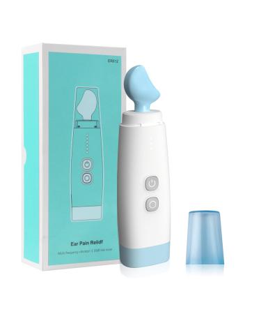 Eustachian Tube Unclogger Ear Pain Pressure Relief Device 6 Speed Electric Relieves Ear Infection Treatment Ear Care Products Infections Swimmer's Ear Loosens Wax for Adults Children