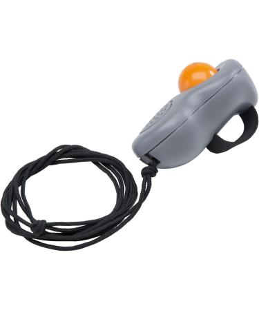 HUNTER Clicker - One-Size Grey/Orange with Neck Strap & Finger Loop | International Shipping Available - Buy Online on GoSupps.com