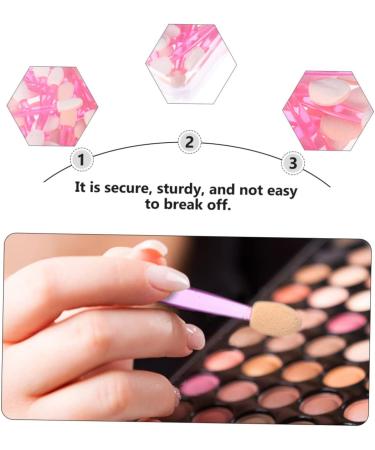 Healeved 50pcs Double Ended Eyeshadow Brush Eye Primer Brush Eye Shadow Brush Sponges Makeup Emulsion - Buy Online on GoSupps.com