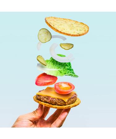 Outer Aisle Cauliflower Bread - Keto, Gluten-Free, Low Carb Original Sandwich Breads (5 Pack, 30 Thins) - Buy Online on GoSupps.com