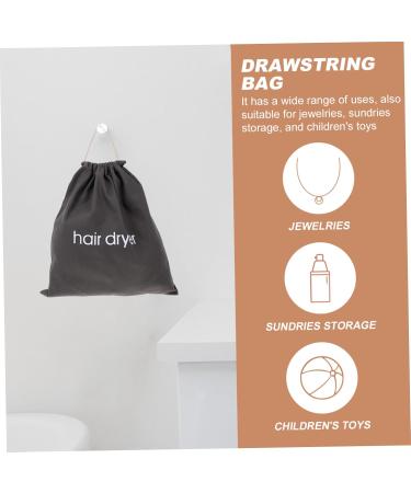 Healeved 8 Pcs Hair Dryer Storage Bag Travel Toiletry Containers Blow Dryer Bag Make up Travel Bag Canvas - Buy Online on GoSupps.com