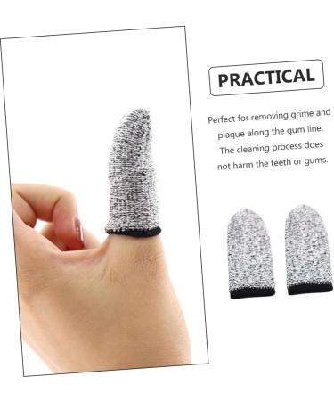 Sosoport 4 Pairs Dog Teeth Cleaning Dog Finger Brush Soft Nursing Cat Teeth Cleaning Supplies Pet Oral Care - Buy Online on GoSupps.com