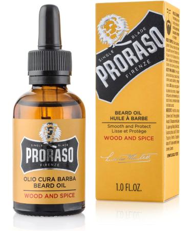 Proraso Wood and Spice After Shave Balsam & Beard Oil - Cedar Wood & Citrus | 100 ML & 30 ML | Made in Italy - Premium Grooming for Beards & Skin - Buy Online on GoSupps.com
