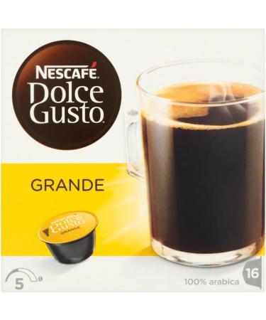 Nescaf Coffee Capsules Dolce Gusto GRANDE - 16 pods 128g - Buy Online on GoSupps.com