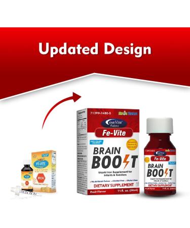 Pediatric FE-Vite Drops | Liquid Iron Supplement | 50ml 1.66 Fl Oz (Pack of 1) - Buy Online on GoSupps.com