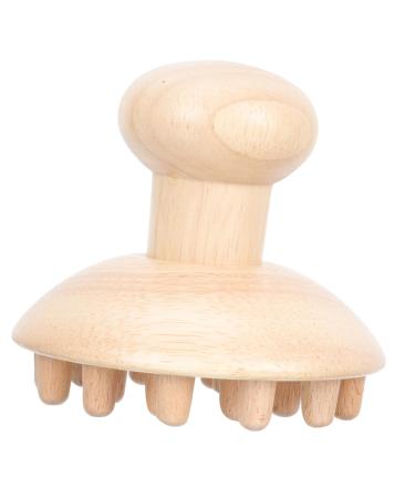 Minkissy 1pc Wooden Massage Comb Guasha Head Massager Hair Scrub Brush Kids Shampoo Wooden Guasha Comb Wood Head Scraper Comb Scalp Shampoo Brush Massage Tool Scalp Comb Child Beech Face