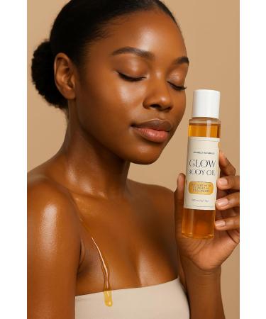 ArabelsNaturals Brightening Body Oil with Carrot Collagen & Papaya Deep Moisturizing Even Skin Tone Radiant Glow Lightweight & Fast-Absorbing Formula 200ml - Buy Online on GoSupps.com
