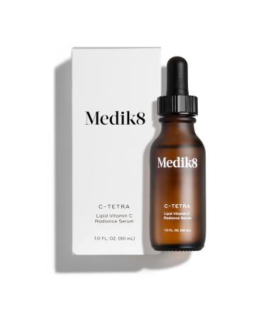 Medik8 C-Tetra - Brightening  Balancing  Plumping Daily Vitamin C Serum - Firming Treatment for Radiance and Smooth Skin Texture - Fine Line and Wrinkle Reducing Formula with Squalane - 1.0 oz