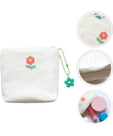 FOMIYES Sanitary Napkin Storage Bag - Portable Menstrual Pad Pouch for Girls and Women - White - Buy Online on GoSupps.com