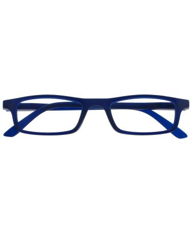 The Reading Glasses Company Matte Navy Blue Lightweight Readers Designer Style Men Women Spring Hinges R17-3 +3.00 - Buy Online on GoSupps.com
