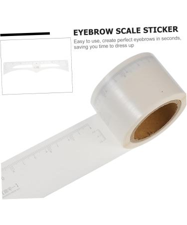 FOMIYES 2 rolls Measuring of Measure Practical Sticker White Ruler Tool Scale Guide Brow Woman Eyebrow 1 count (Pack of 1) White 2x2pcs - Buy Online on GoSupps.com