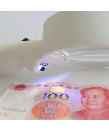 Handheld with 4 Lights for The Elderly to Read The Newspaper Dedicated Double-Layer high Magnification Reading Magnifier Good Times - Buy Online on GoSupps.com