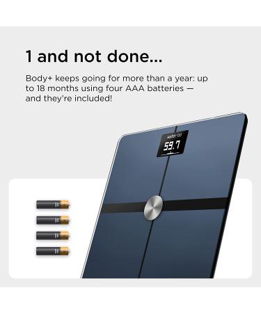 Withings Body Smart Wi-Fi Scale - Digital Body Weight Monitor and Composition Scales for Weight Loss Management - Black - Buy Online on GoSupps.com