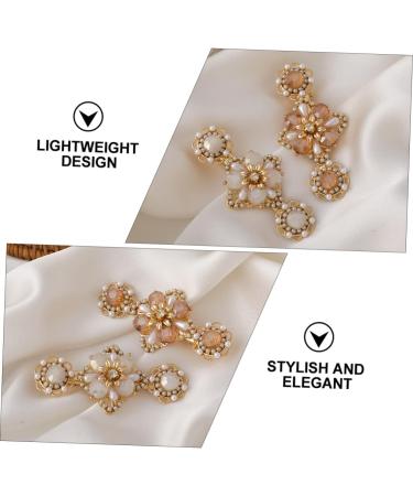 Ipetboom 1pc Hairpin Hair Pin Hair Clip Hair Barrettes Pearl Hair Barrette Floral Hair Accessories Hair Holder Decorations Holiday Fashion Hair Clamps Hair Styling Clip Bangs - Buy Online on GoSupps.com