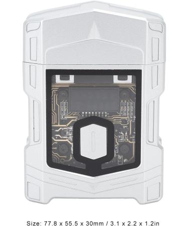 Self Sharpening Beard Trimmer Low Noise Pocket Beard Trimmer Wet and Dry Rechargeable Zinc Alloy Magnetic Head Home Travel for Men (Silver) - Buy Online on GoSupps.com