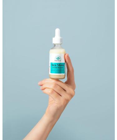 Premium Sea Moss Facial Serum - 5.04 Fl Oz for Glowing Skin | International Shipping Available - Buy Online on GoSupps.com