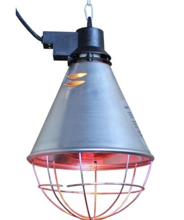 SM Pet Supplies Infrared Radiant Heat Lamp & Red Bulb High Low Switch Poultry Chickens Chicks Puppy Dog & live stock