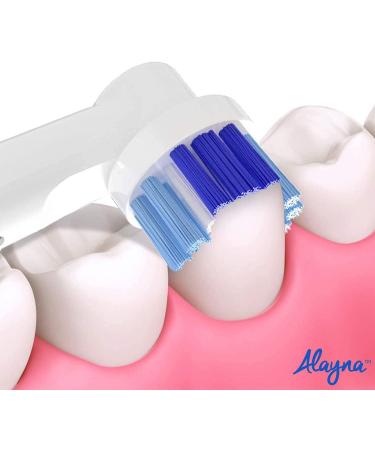 4 Pack Oral B Braun Compatible Replacement Toothbrush Heads - Professional Precision Refills for OralB Electric Toothbrushes - Fits Oral-b 7000, 1000, 9600, 500, 3000, 8000 - 4 Count - Buy Online on GoSupps.com