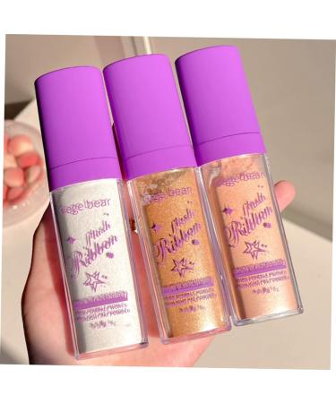 Healeved 3pcs Highlight Pat Powder Body Glitter Compact Powder Makeup Arm Highlighter Highlight Powder for Girl Highlighter Powder for Makeup Makeup Body Makeup Face Glitter - Buy Online on GoSupps.com