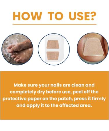 Fungal Nail Treatment Nail Repair Patches Restores Damaged Nails Nail Fungus Treatment for Toenail Gently Effectively Nail Care Anti Fungal Repair Patches Restores Healthy Nails - Buy Online on GoSupps.com