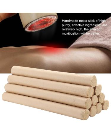 Buy 10 Pieces 18x200 mm MOXA Stick - Moxibustion Roll for Stress Relief Acupuncture Massage Device for Pain Relief & Health Care - Buy Online on GoSupps.com