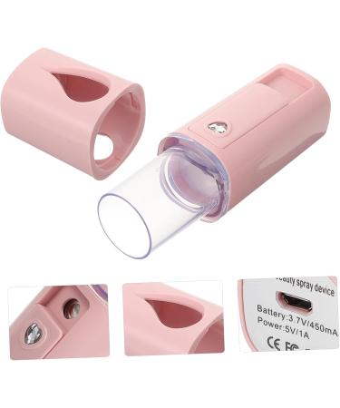 VINTORKY Abs Face Steamer for Facial Deep Cleaning Mini Face Steamer Pink Face Steamer - Buy Online on GoSupps.com