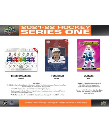 2021-22 Upper Deck Hockey Series 1 Retail Box - 24 Packs/8 Cards - 6 Young Guns - Buy Online on GoSupps.com