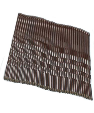 36 4.5cm Regular Hair Styling Bobby Pins Kirby Grips Bun Pins Waved Hair Pins Hair Grips (Brown) for Women Girls by Glitz4Girlz - Buy Online on GoSupps.com