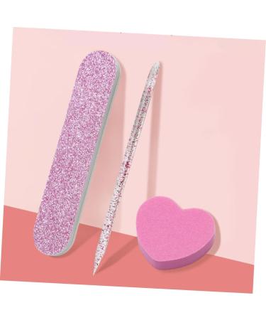 minkissy 20 Sets Nail Kit Multi Function Tool Mulitool Tools Nail File Nail Art Files Pedicure Polishing File 3 Piece Set Crystal Stick Three Piece Suit Toolkit Plastic 9.00X1.80X0.20CM As Shown - Buy Online on GoSupps.com